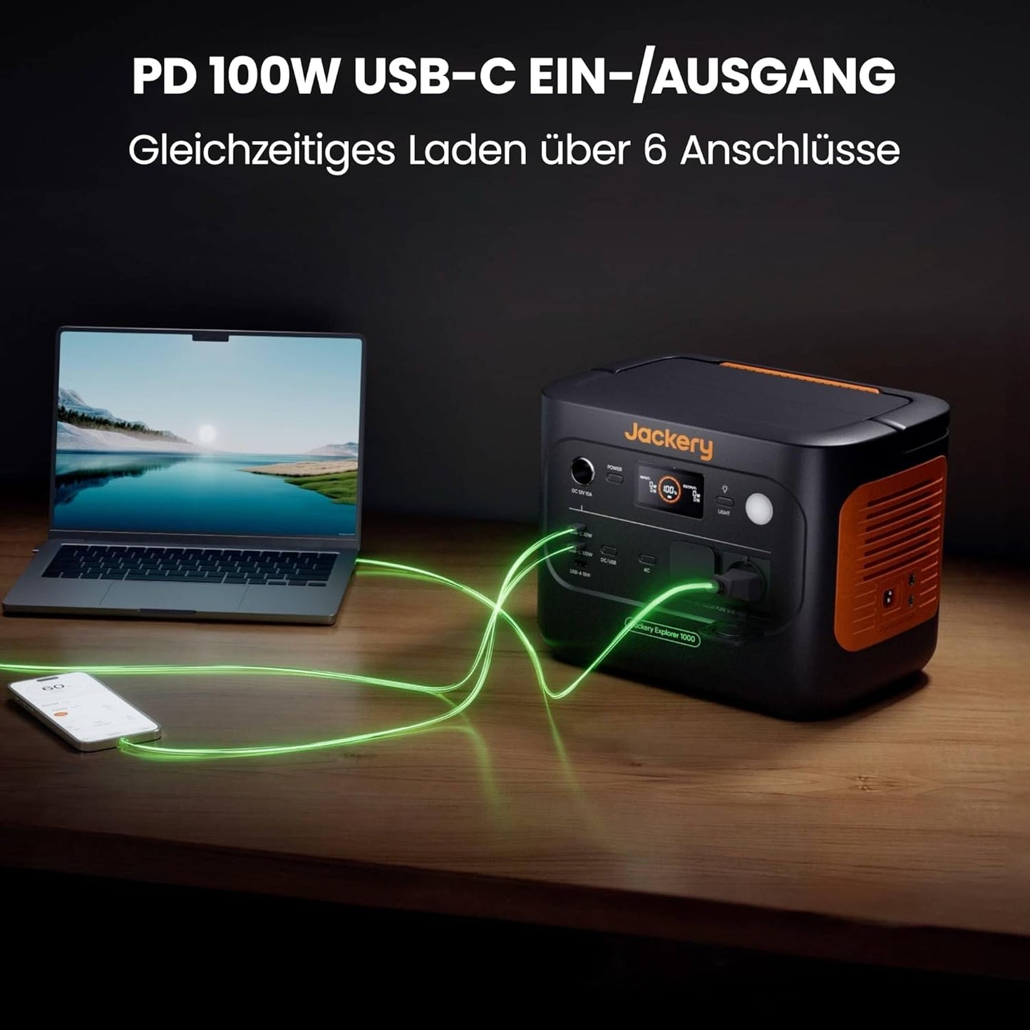 Bundle: Jackery Explorer 1000 V2 + SolarSaga 200