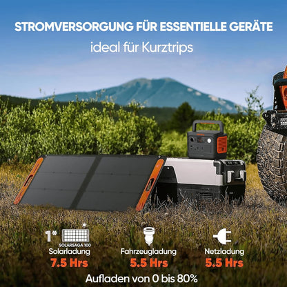 Jackery SolarSaga 100 – Faltbares Solarpanel (100 W)