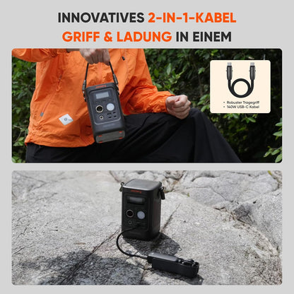 Jackery Explorer 300D - Kompakte DC-Powerstation (288 Wh, 300 W)