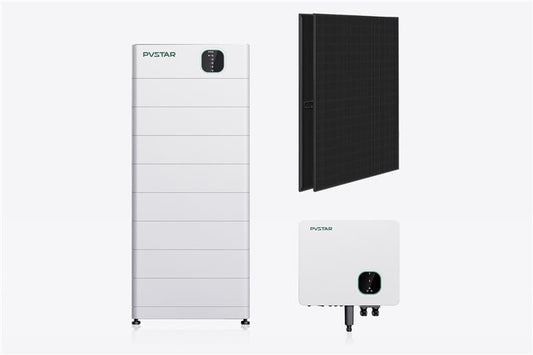 PVSTAR 10kW Komplettsystem – Hybrid-Solaranlage mit Speicher