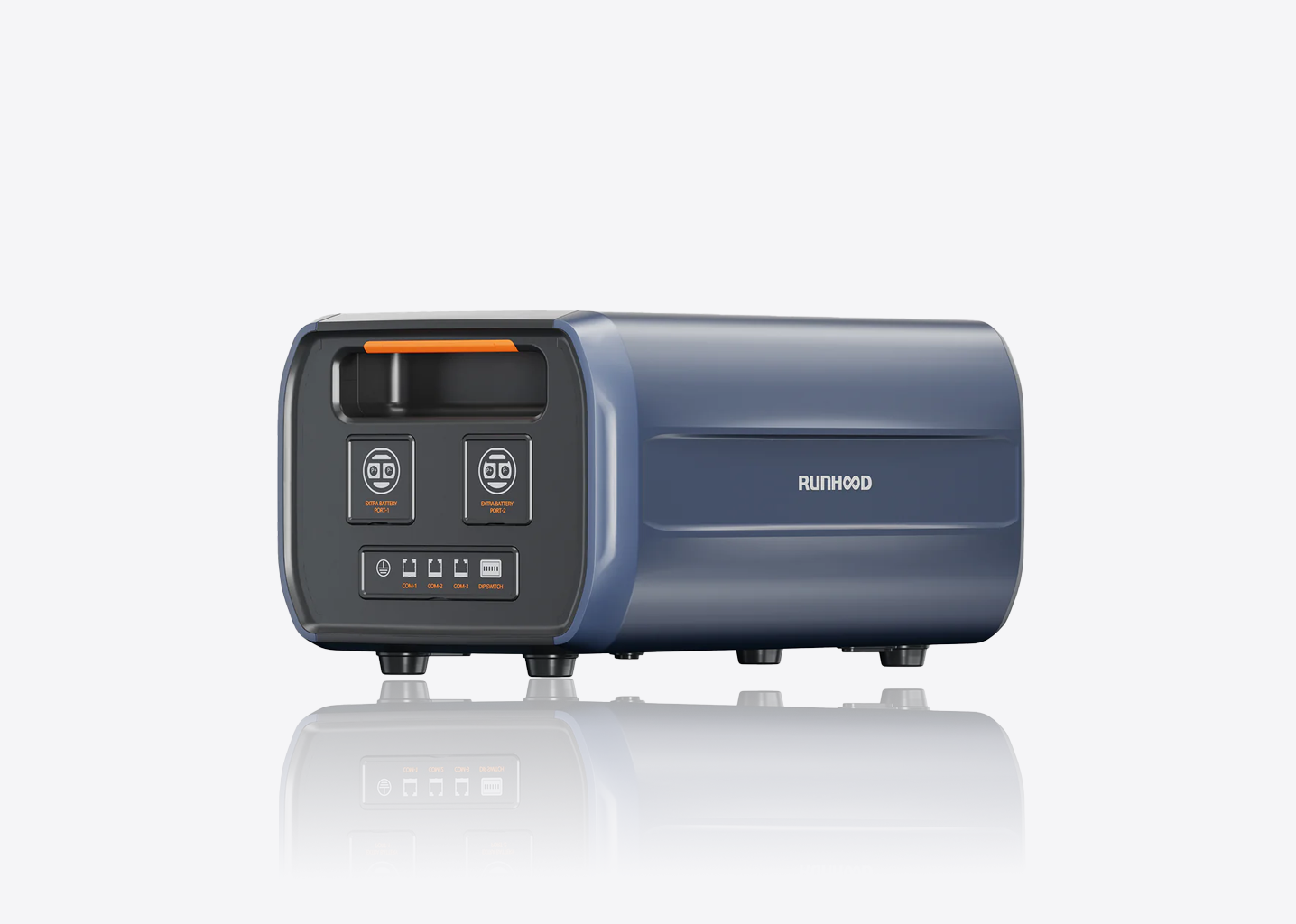 RUNHOOD F2400 – Balkonkraftwerk mit Speicher (LiFePO₄ 2400 Wh / 2400 W)