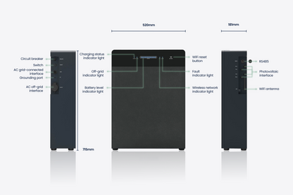Voltdeer SR5000 – 5,12 kWh Stromspeicher für Balkonkraftwerke