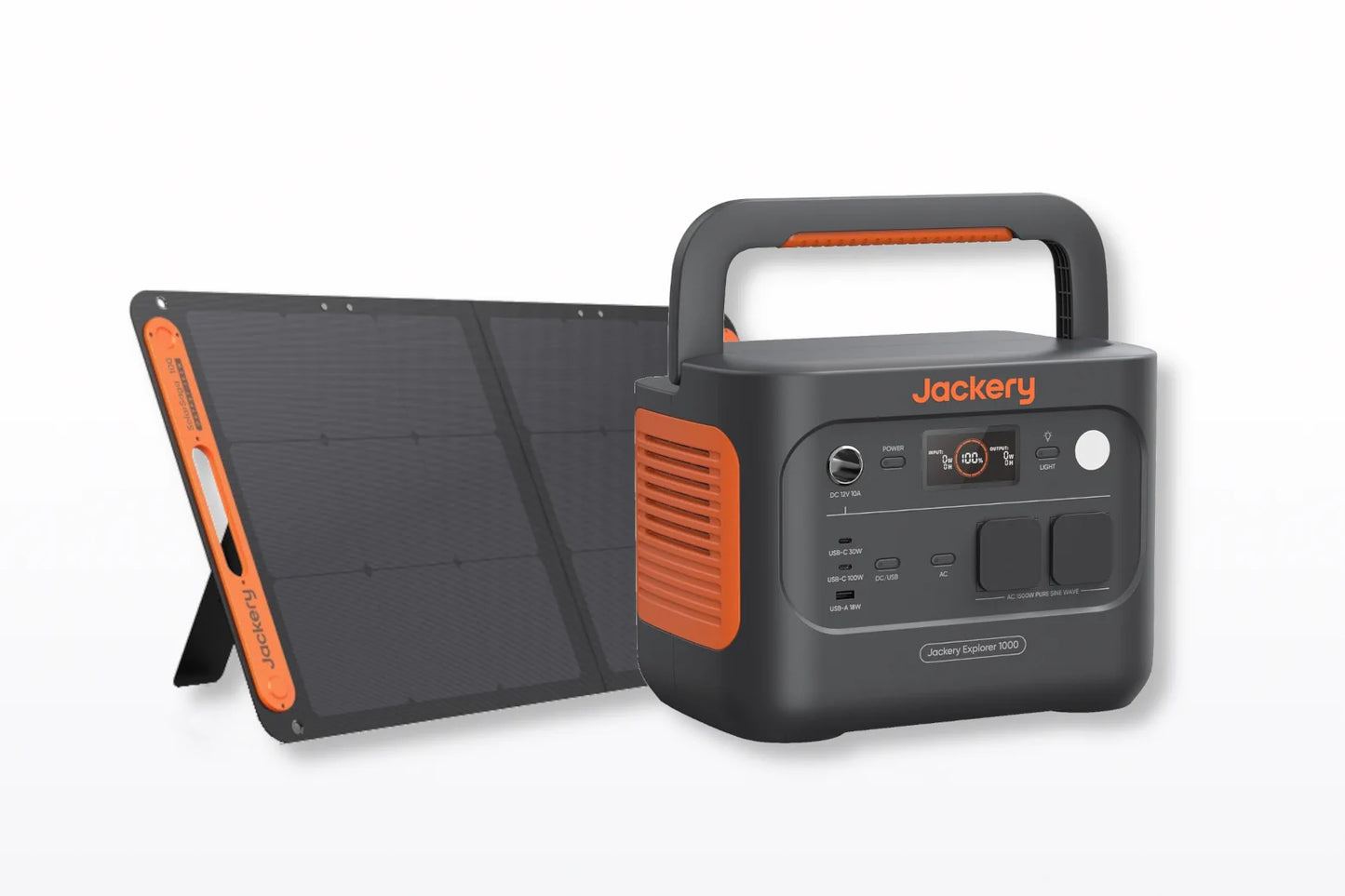 Bundle: Jackery Explorer 1000 V2 + SolarSaga 100