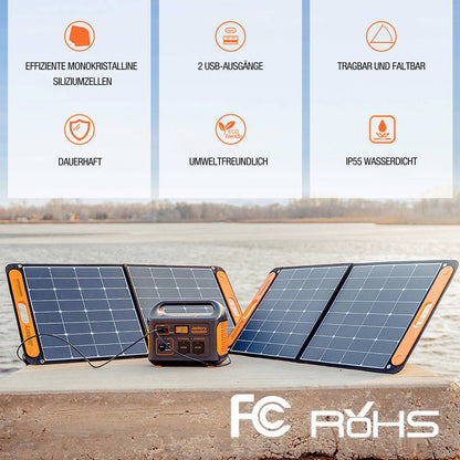 Jackery SolarSaga 100 – Faltbares Solarpanel (100 W)